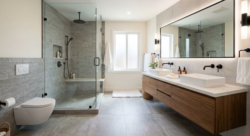 Luxury Bathroom Installation in Framingham, MA