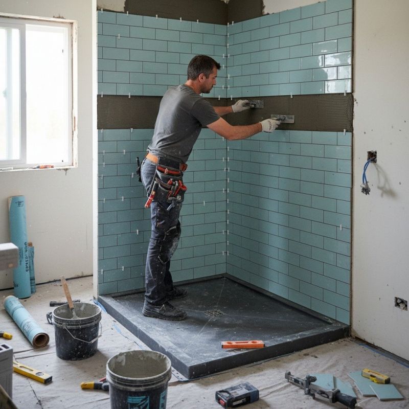 Shower Floor Tiling in Longmont, CO