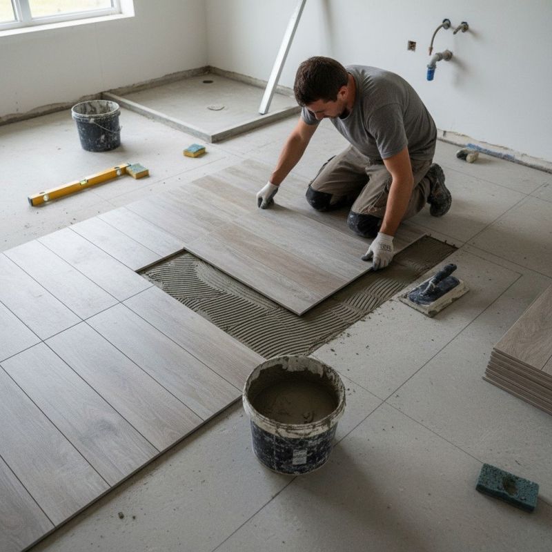 Slate Tile Floor Installation in Annapolis, MD